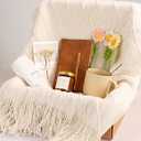 Giftissimo Birthday Gifts for Women - Get Well Soon Self Care Gift Baskets, Thinking of You Care Package Box for Women Her Mom Sister Wife Girlfriend Best Friend Grandma Coworker (White)