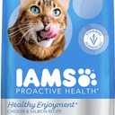IAMS Healthy Enjoyment Dry Cat Food, Chicken & Salmon Recipe, 6 lb | Vet-recommended, Real Chicken #1 ingredient, Natural fiber & prebiotics, Supports Immune & Digestive Health, Muscle Care (EXP 11/14/26)