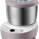 Bear 3.7-Quart Electric Dough Maker with Fermentation Function, Crafted with 304 Stainless Steel for Pizza & Bread Dough, HMJ - A35M1