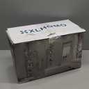 32-122inch Corner Shower Caddy Tension Pole Brown, Rustproof Drill-Free Shower Shelves for Bathroom Bathtub Washbasin, Adjustable Shower Organizer with 4 Tier Patent Stable Shelves & Towel Bars