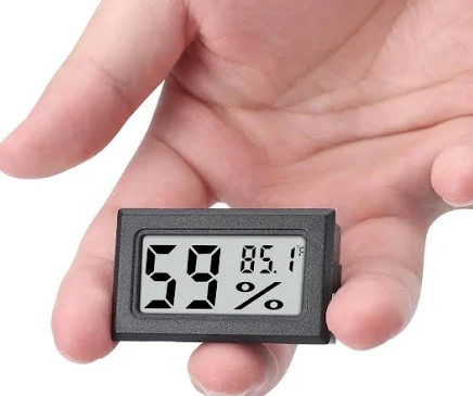 Mini Hygrometer Thermometer Digital Indoor Humidity Gauge Monitor with Temperature Meter Sensor Fahrenheit (℉)