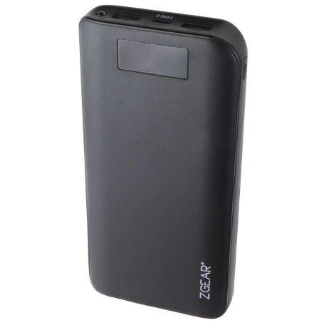 ZGEAR 20,000 mAh High Capacity Power Bank With LCD Display