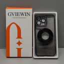 Magnetic Kickstand (Glitter Lens Protector ) Case for iPhone 15 Pro Max (Compatible with Magsafe ) ( Bling Diamond ) Cover Sparkly Shiny Rhinestone Glitter Cases (Black,for iPhone 16 Pro Max)