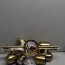 FEMILA 46.3" Track Lighting Fixtures Ceiling, Brass Gold Track Light Kit, 3000K Bulbs Included, 4FS78TL-6 BG