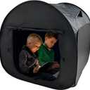 Sensory Tent for Kids with CPC Certification - Sensory Calm Corner Helps Autism, ADHD, SPD Children Relax, Reduce Anxiety - Portable Pop-up Blackout Hideout Play Tent Toys Add Windows (Small)