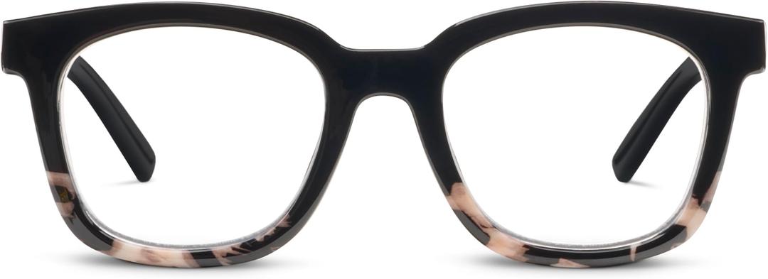 Peepers by PeeperSpecs Women's to The Max Square Blue Light Blocking Reading Glasses +3.50