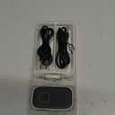 COMSOON Bluetooth Receiver for Car, Noise Cancelling 3.5mm AUX Bluetooth Car Adapter, Wireless Audio Receiver for Home Stereo/Wired Headphones, Hands-Free Call, 16H Battery Life - Black+Silver