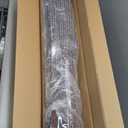 72 Inch Ceiling Fan No Light, Wood Outdoor Ceiling Fans for Patios Living Room Gazebo Porch, Indoor Modern Exterior Extra Large Ceiling Fan without Lights with Downrod(Walnut)