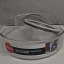 Copco Storage Turntable with Removable Dividers, 12 Inch, Clear