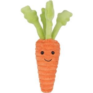 Apricot Lamb Carrot Plush Stuffed Animals for Kids, Soft Cute Plush Toys for Baby Girl and Boy, Fluffy Carrot Orange 8.7 Inches