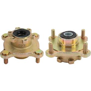 Brake Wheel Hub, 4 Stud Brake Wheel Hub Front Disc Steel Alloy Wheel Hub for Go Kart ATV 4