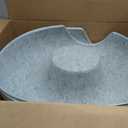 Cattasaurus Peekaboo Cat Cave, Extra Spacious for Multiple & Large Cats 12+ lbs, Scratch Detachable Cat Beds for Indoor Cats, Washable Tunnel Bed, Comfy Cat Donut Tunnel (Light Gray+Light Gray, Jumbo)