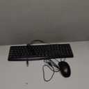 Wired Keyboard and Mouse Combo, Full-Sized Ergonomic Computer Keyboard and Optical Wired Mouse for Windows, Mac OS Desktop/Laptop/PC-Black