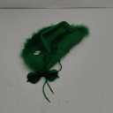 4E's Novelty Cowboy Hat with feathers With Heart Shaped Sunglasses for Women, Felt Cowgirl Hat for Party Costume Dress Up (Green)