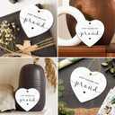 5 x Keep Making Him Proud Memorial Ornament - Memorial Ornaments for Loss of Loved One, Dad, Granddad - in Loving Memory Ornament, Remembrance Gifts, Bereavement Gifts - Ceramic Ornaments