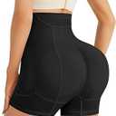 Benuomi Butt Lifting Panties Seamless Butt Pads for Bigger Butt Padded Underwear for Women Adjustable Butt Lifting Shapewear, Black, Medium 
