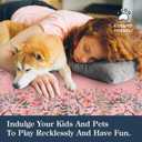 Lahome Boho Floral 2x6 Pink Bathroom Runner Rugs Non Slip Washable,Soft Runners for Hallways,Indoor Carpet Runner with Rubber Backing for Bedside Entryway Kitchen Laundry(Pink,2x6)