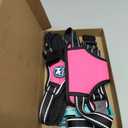 PoyPet No Pull Dog Harness, No Choke Front Lead Dog Reflective Harness, Adjustable Soft Padded Pet Vest with Easy Control Handle for Small to Large Dogs(Pink, Medium)