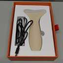 REVO Genie | 3-in-1 Face & Neck Beauty Massager with Heat, 3 Light Therapies, Smart Vibration | Red Light, Blue Light, Green Light Therapy for Smooth Glowing Skin - Pink Pearl