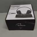 WallarGe Dual Wireless Headphones for TV Watching with RF Transmitter, Bluetooth Over-On Ear TV Headphones Wireless for Seniors, No Lip-Sync Delay, Plug & Play. Set of Two (RGB)