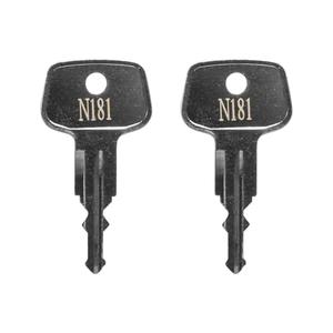 seork N181 Key Replacement (2 Pcs) for Thule Ski,Cargo Box,Roof,Crossbars and Carrier Racks Code N181