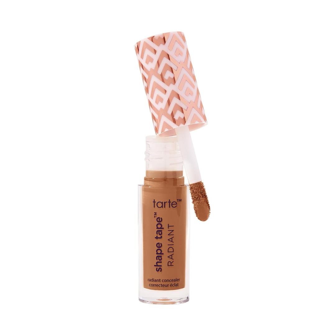 tarte shape tape radiant concealer  Medium-Coverage, Radiant Finish for Under Eye Concealer for Dark Circles, Fine Lines, Redness & Discoloration, Hydrating, Vegan, Cruelty Free (49W tan-deep warm)