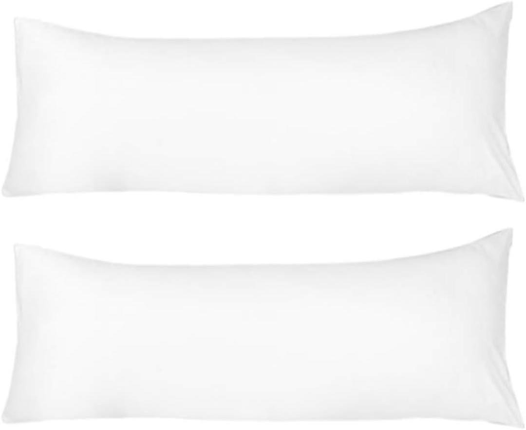 2 Pack Body Pillow Long Pillows Silky Cooling, 20x48inch