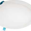 HALO HLB 12 Inch LED Recessed Light, Thin Canless w/Selectable Lumens and Color Temperatures, 0-10V Dimming, 120-277V Input - HLB12LS9FSE010MWR