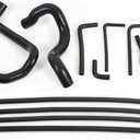 Mishimoto MMHOSE-FT-88 Replacement Coolant Hose Kit, Compatible With Ford Trucks With 5.0L/5.8L V8 1988-1994