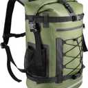 Pimoys Waterproof Backpack, 40L Heavy Duty Dry Bag Backpack, Roll-Top Hiking Travel Backpack, Heavy Duty Floating Waterproof Bag for Kayaking, Hiking, Rafting, Camping, Boating- Men/Women