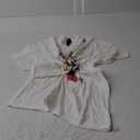 Happy Birthday Champagne Flutes With Floral Flower For Women T-Shirt M