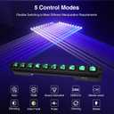 Betopper 10x15W RGBW Moving Beam LED Light Bar,4 in 1 DJ Light Bar-2 Packs
10*15W RGBW LEDs, Auto/Sound/DMX512/Master-Slave/RDM Strobe Light, Spider Stage Light For Parties, Theater, Disco,Event