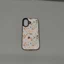 for iPhone 16 6.1 inch Case with Card Holder Soft Leather Wallet Case Protective Shockproof Hard Cover for Women Girls (Vintage Flower, iPhone 16 6.1 inch)