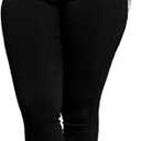 Women's Chino Pants Elastic High Waist Stretch Lightweight Slim Fit Casual Everyday Trousers (S)