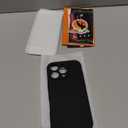 FireNova Designed for iPhone 16 Pro Case, Silicone Upgraded [Camera Protection] Phone Case with [2 Screen Protectors], Soft Anti-Scratch Microfiber Lining Inside, 2024, Black