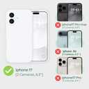 Ktele Magnetic for iPhone 17 Case [Compatible with Magsafe] [Premium Silicone Satin-Smooth Touch] Slim Shockproof Anti-Scratch Microfiber Lining Case, 6.3 inch, White