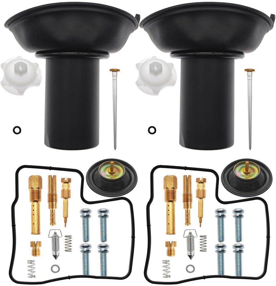 2 Pcs Carburetor Rebuild Kits Replacement for Honda Shadow VLX 600 1994 1995 1996-2003 Carb Repair Kit with Diaphragm