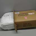 TEXARTIST Premium 2100 Series California King Comforter All Season Breathable White Comforter Soft 4D Spiral Fiber Quilted Down Alternative Duvet with Corner Tabs Hotel Style (96"x104")