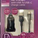 PHILIPS Dual USB CAR CHARGER WITH USB-A/USB-C