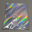 25 Sheets Holographic Sticker Paper 8.5x11 inch for Inkjet & Laser Printer, Printable Vinyl Holographic Sticker Paper Waterproof Self-Adhesive (Silver)