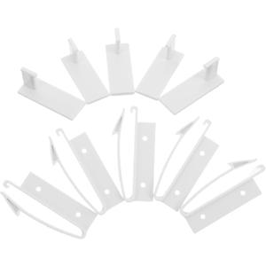 SUPVOX 5sets Invisible Adhesive Childproof Cabinet Locks Safety Drawer Latches for Toddlers Strong Adhesive Easy Installation Design for Kitchen Furniture