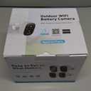 GMK Security Cameras Wireless Outdoor 4 Pack, 2K Battery Powered Cameras for Home Security, Color Night Vision, Motion Detection, 2-Way Talk, IP65 Waterproof, Remote Access, Cloud/SD Storage (White)