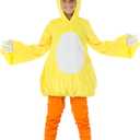 Kids Yellow Duck Halloween Costume | Adorable Hooded Duck Tunic with Pants, and Booties for Dress-Up and Playtime (X-Small)
