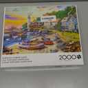 Buffalo Games - American Harbor Town by Dominic Davison 2000 Piece Jigsaw Puzzle for Adults - Challenging Puzzle Perfect for Game Nights - Finished Size is 38.5 x 26.5  Precision-Cut Pieces