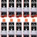 PGI-35 PGI35 Ink Cartridges Compatible Replacements for Canon 35 Ink Cartridge Black Value Pack for Canon TR150 TR160 iP110 iP100 Printers (PGI-35 BK Ink, Black Only)