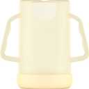 Momcozy Baby Pouch Holder No Squeeze, Baby Food & Juice Box Holder, Mess-Free, Easy Grip for Self-Feeding, BPA-Free & DEHP-Free, Must-Have for Babies, Yellow