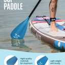 ZLX Paddle Board Paddle, 3 or 4 Piece Adjustable SUP Paddle, Detachable Floating Kayak Paddles, Lightweight Oar with Premium Durable Fiber Blade, for Paddleboard, Surfing, Water Sports Enjoyment