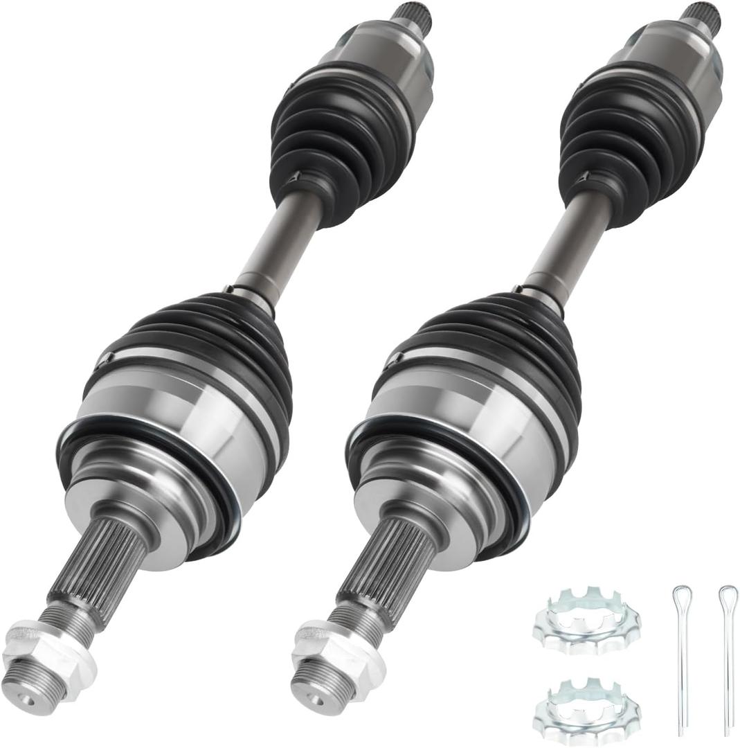TadaMark Front Left & Right CV Axle Shaft Assembly, 4WD Only for 66-5235