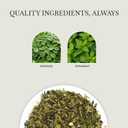 Luxmi Estates Moringa Mint Herbal Tea, 50 Biodegradable Pyramid Tea Bags (100g, 3.5oz) | USDA Organic Moringa Oleifera Leaf with Spearmint | Caffeine-Free Superfood Infusion, Vegan & Non-GMO Bulk Pack (EXP 01/28/27)