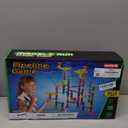 Meland Marble Run - 132Pcs Marble Maze Game Building Toy for Kid, Marble Track Race Set & STEM Learning Toys for Boy Girl Age 3 4 5 6 7 8 9+ (102 Translucent Marbulous Pcs & 30 Glass Marbles)